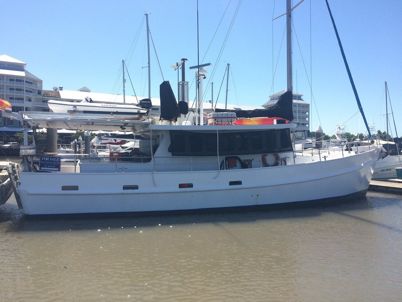 Norman Wright Design Steel Motor Cruiser Takali in Survey