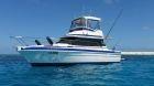 Online Auction - 1986 Markline Flybridge Cruiser 900 Including Sea Pen