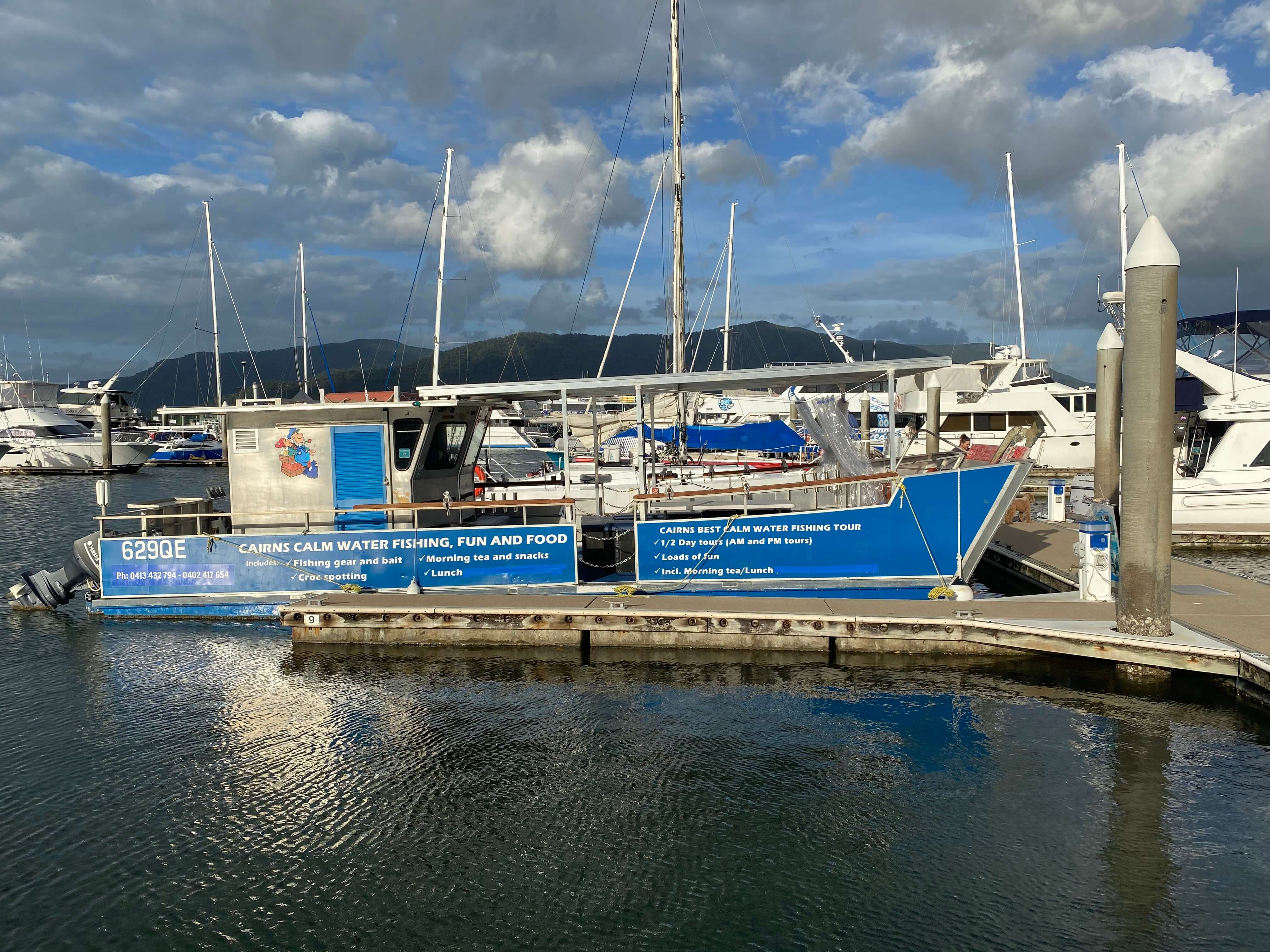 2006 ALUMINIUM CHARTER FISHING BARGE.