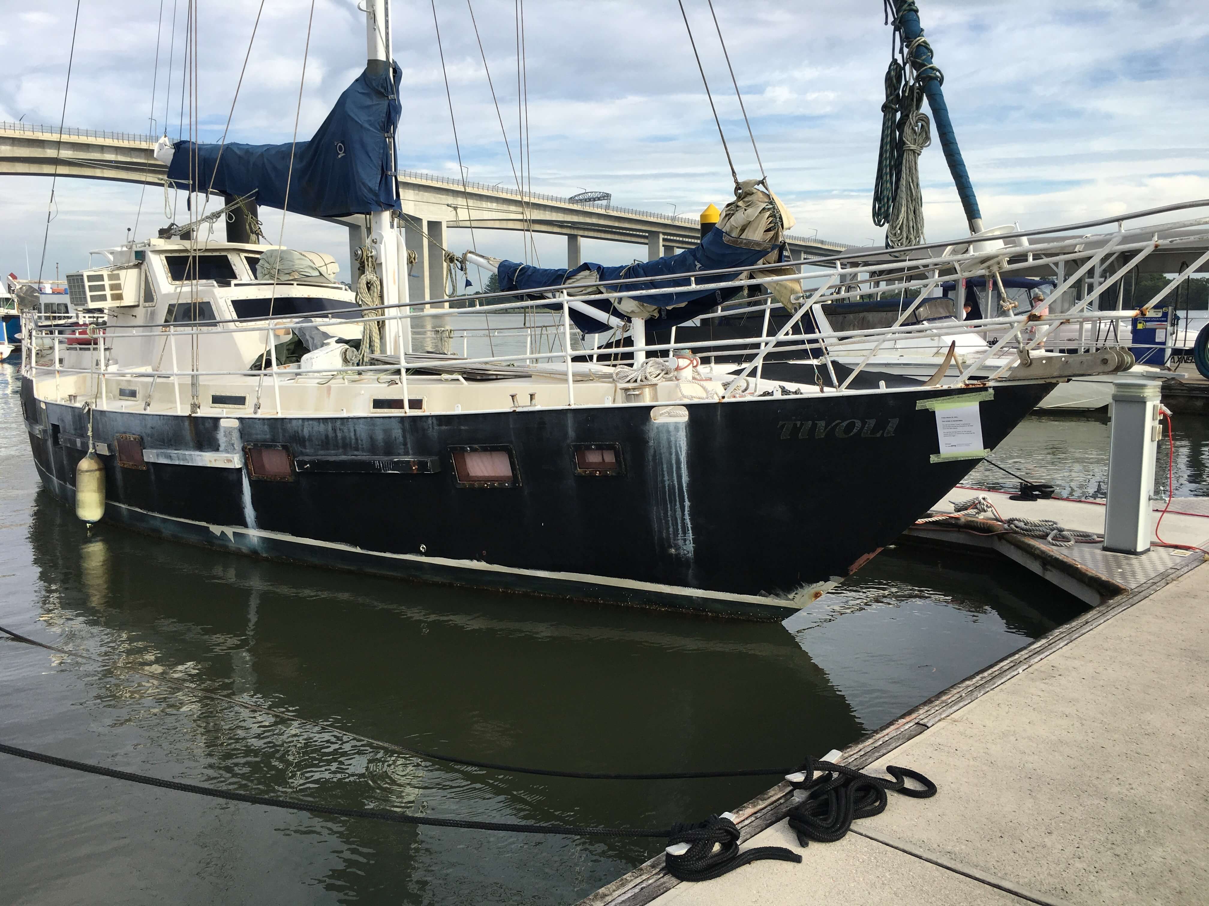 45ft Steel Roberts Sloop- TO BE SOLD UNRESERVED