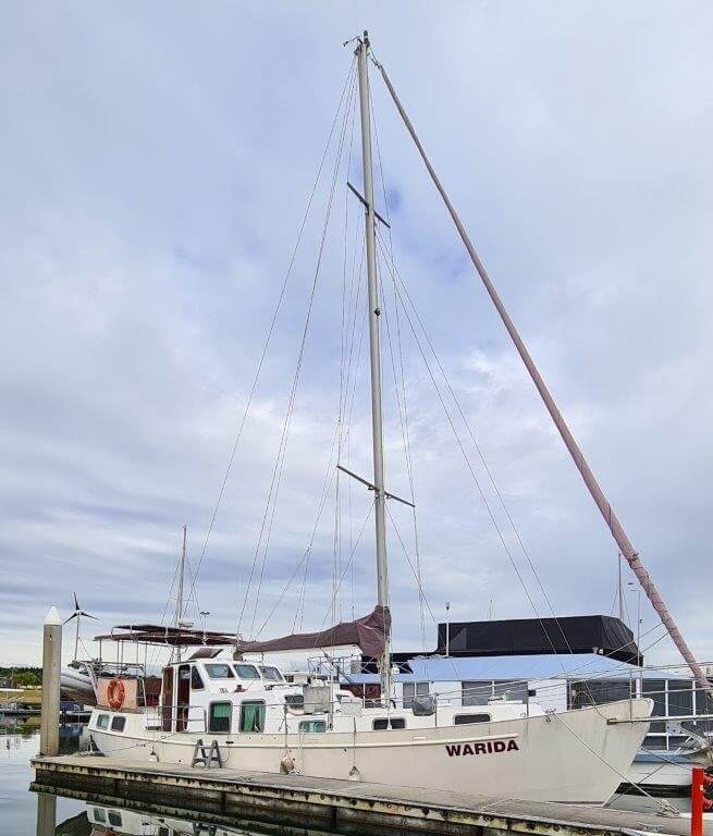 1982 45 Foot Steel Sloop Motor Sailer “Warida”
