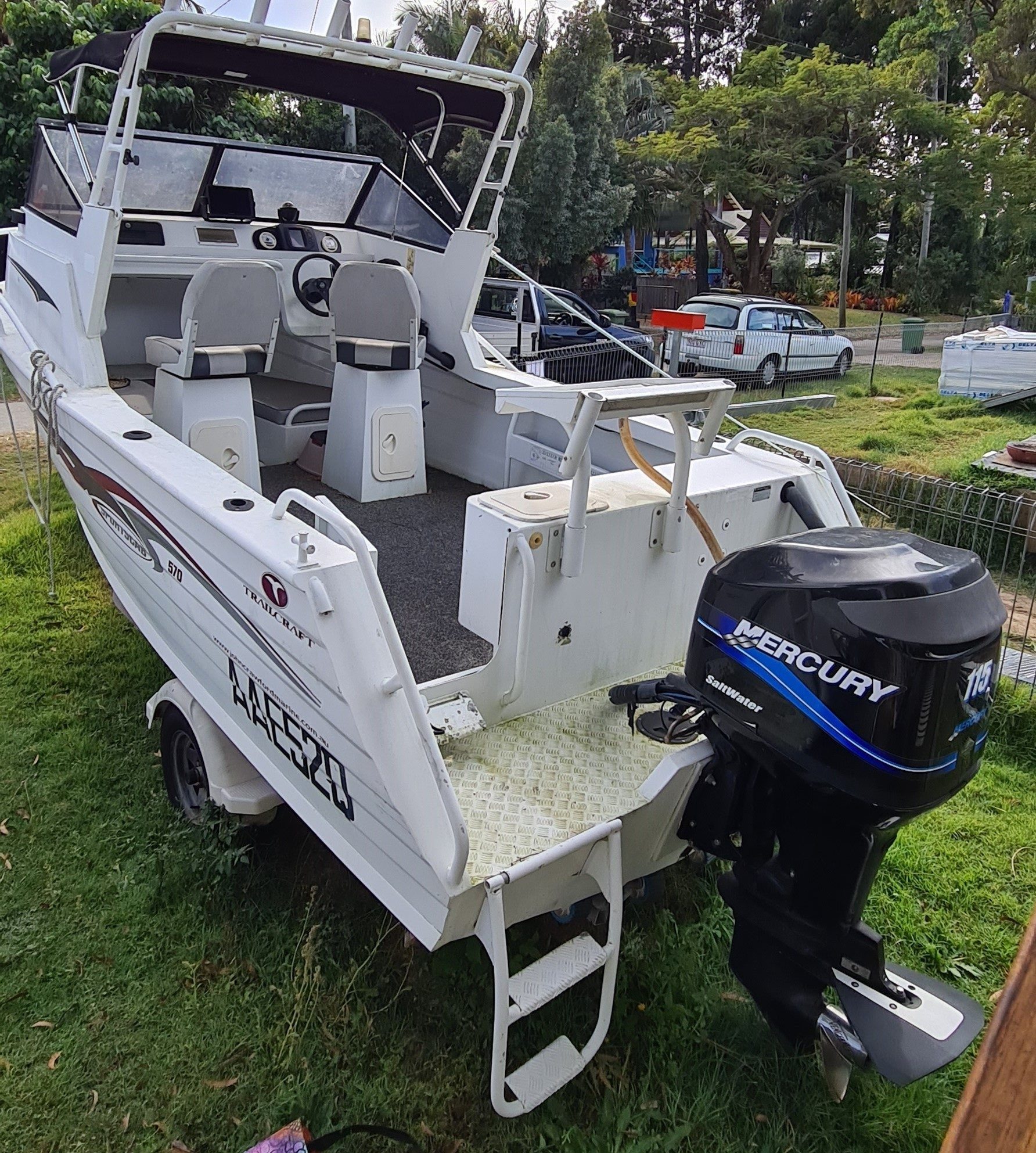 2005 TRAILCRAFT 5.7M SPORTSCAB on trailer