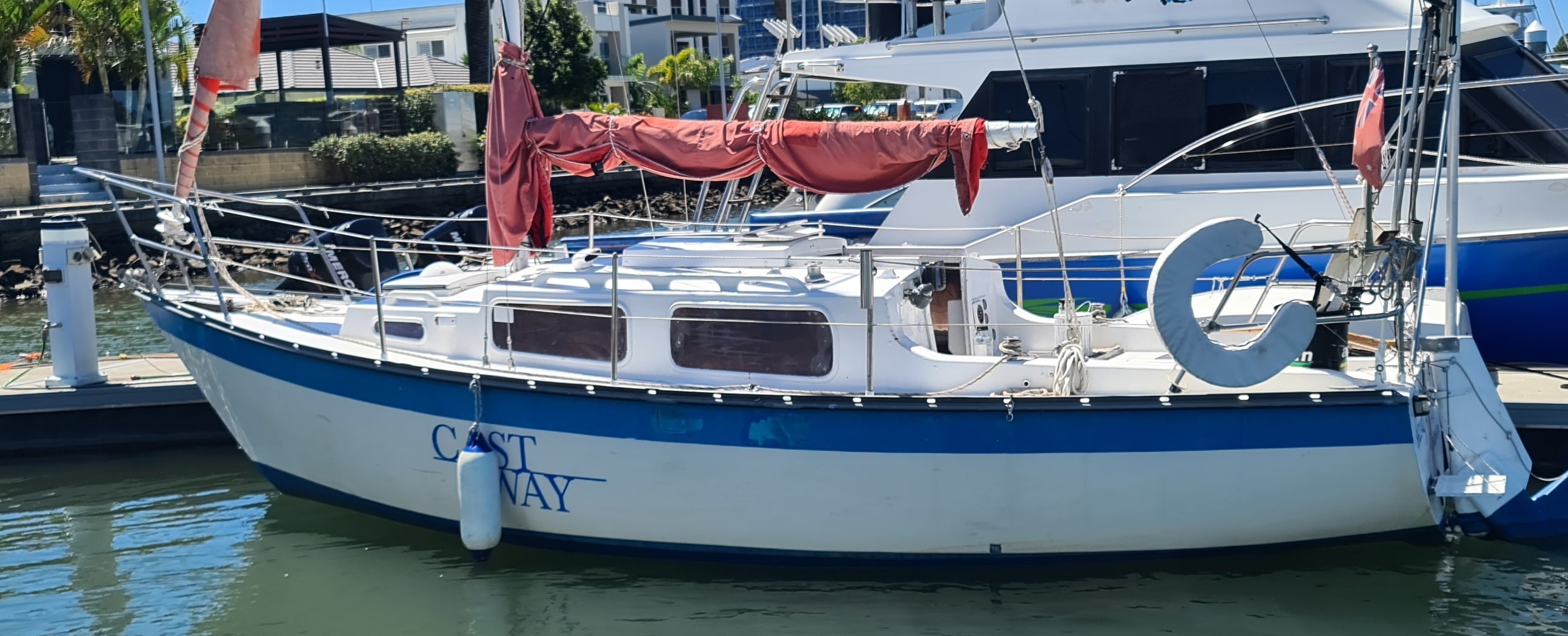 1978 Bruce Roberts 25’ Sailing Yacht “Cast Away”
