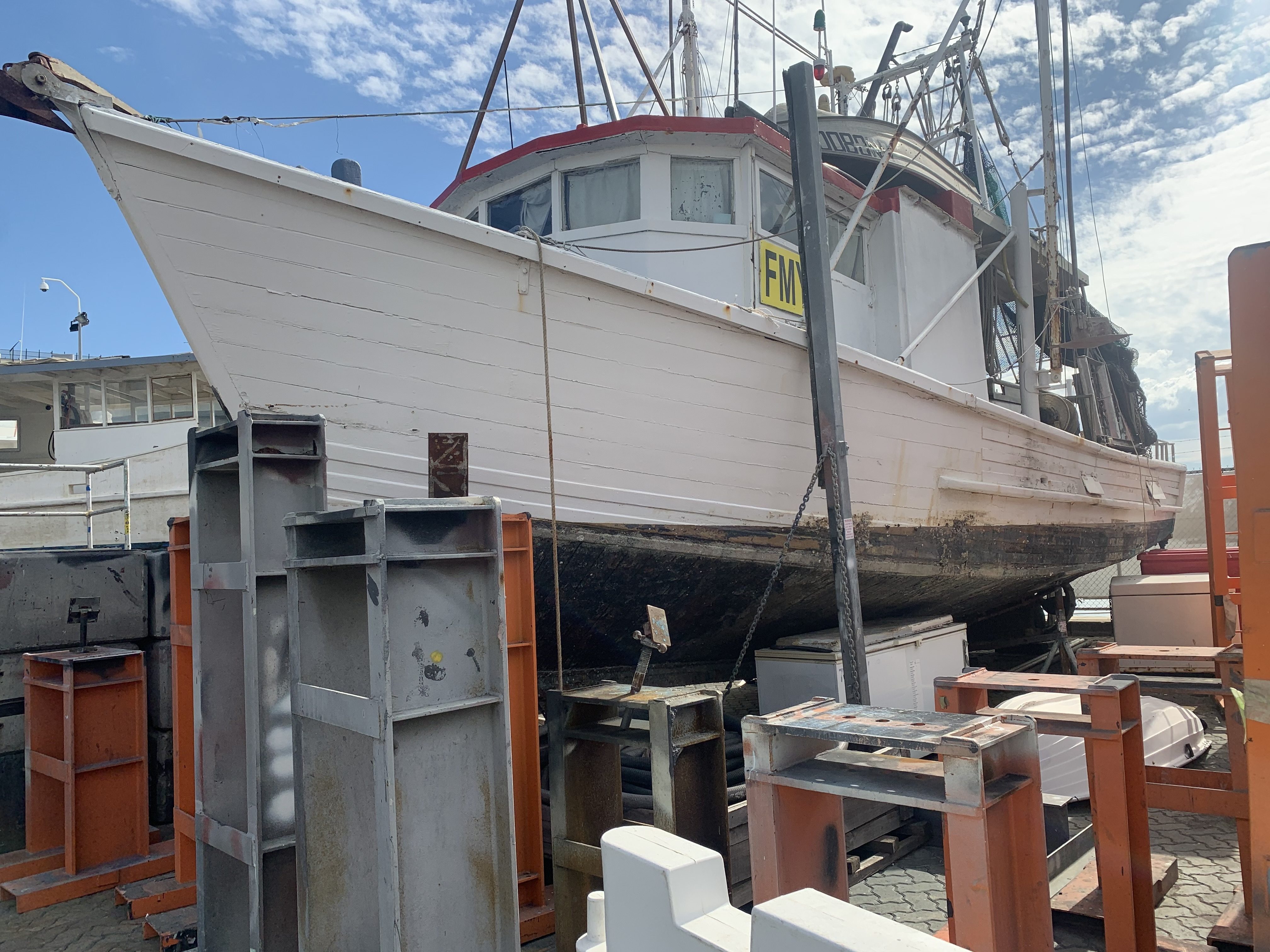FISHING TRAWLER TIMBER - TO BE SOLD UNRESERVED.