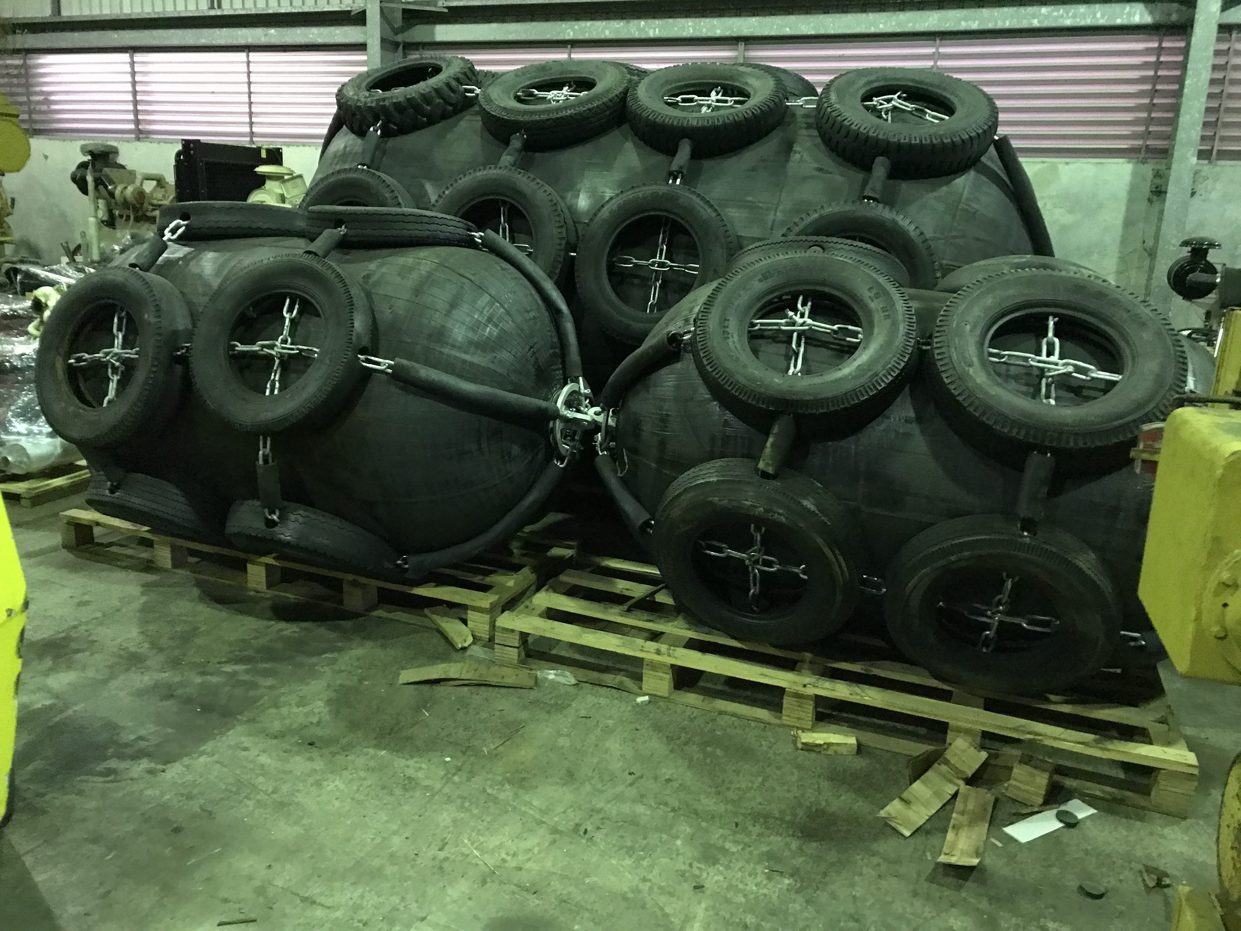 2 X 1.2m x 2m Yokohama Fenders.