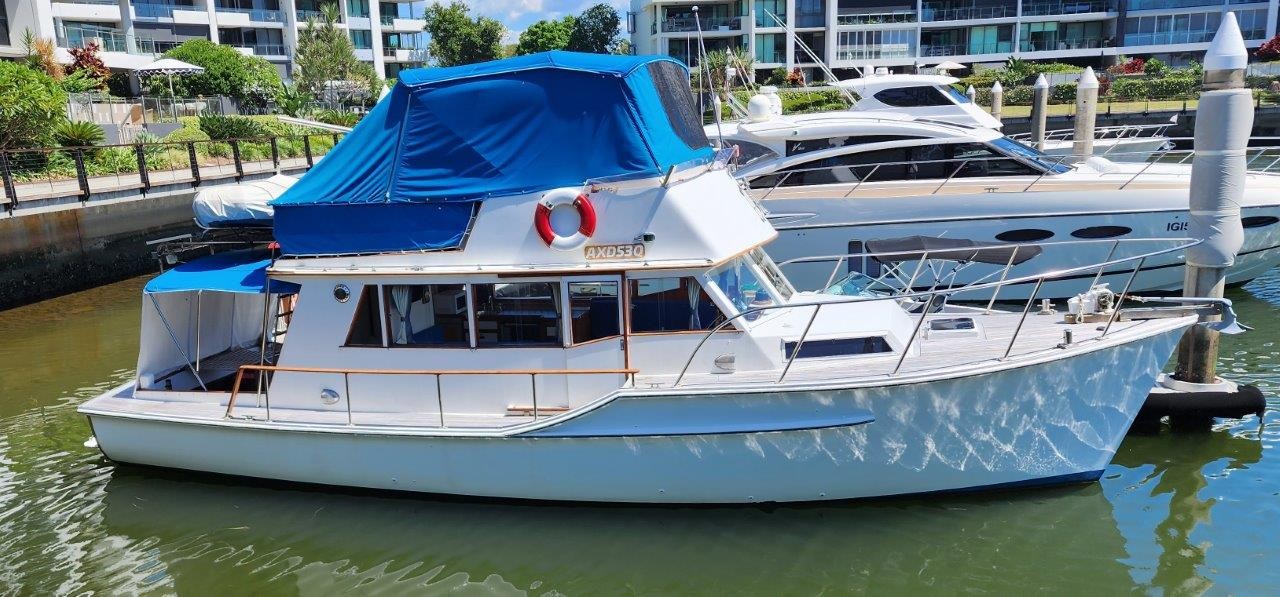 1970 Millkraft 40 Flybridge Cruiser - Inspection Highly Recommended