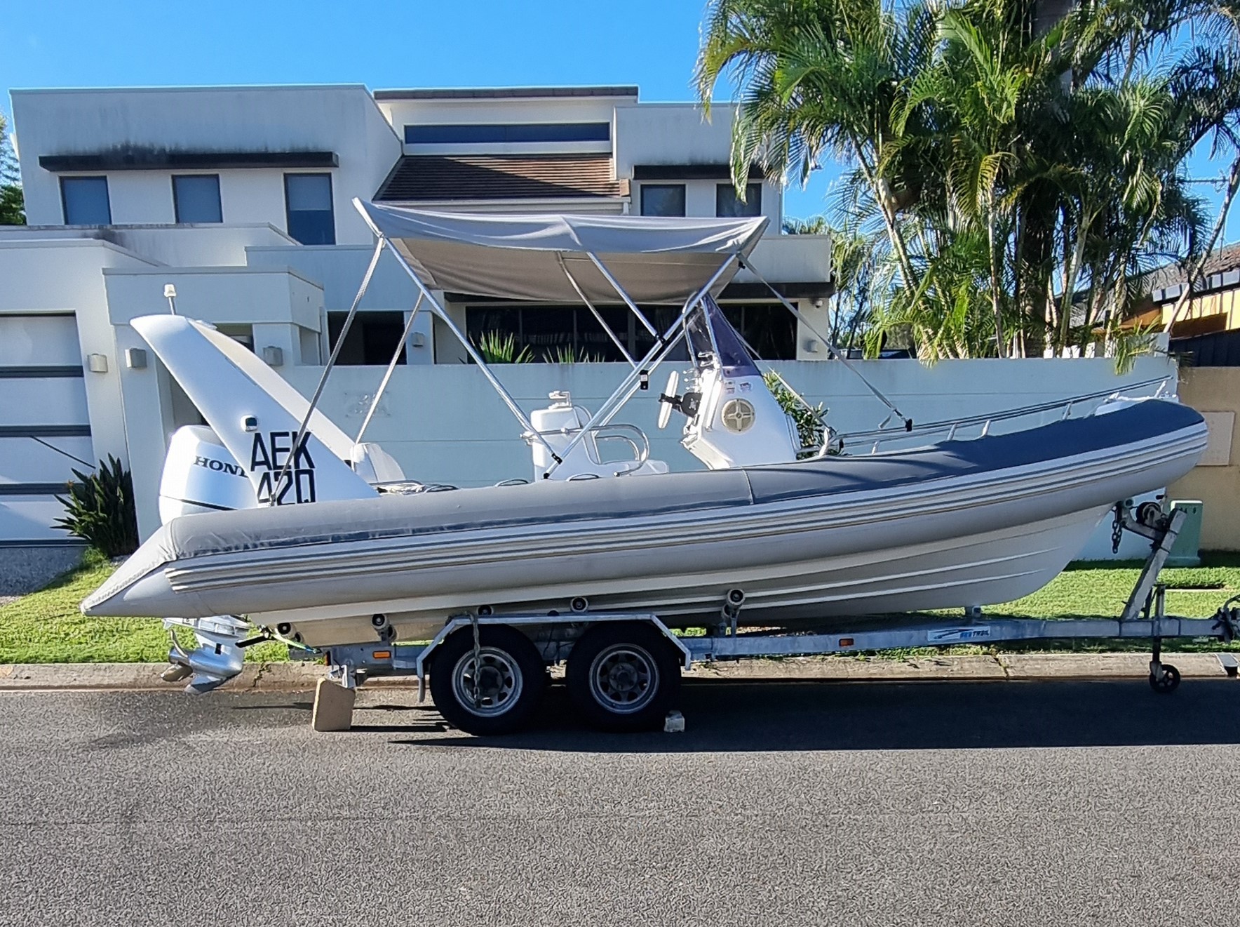 2013 Grand Boats -Silver Line S650 - Centre Consol on Trailer