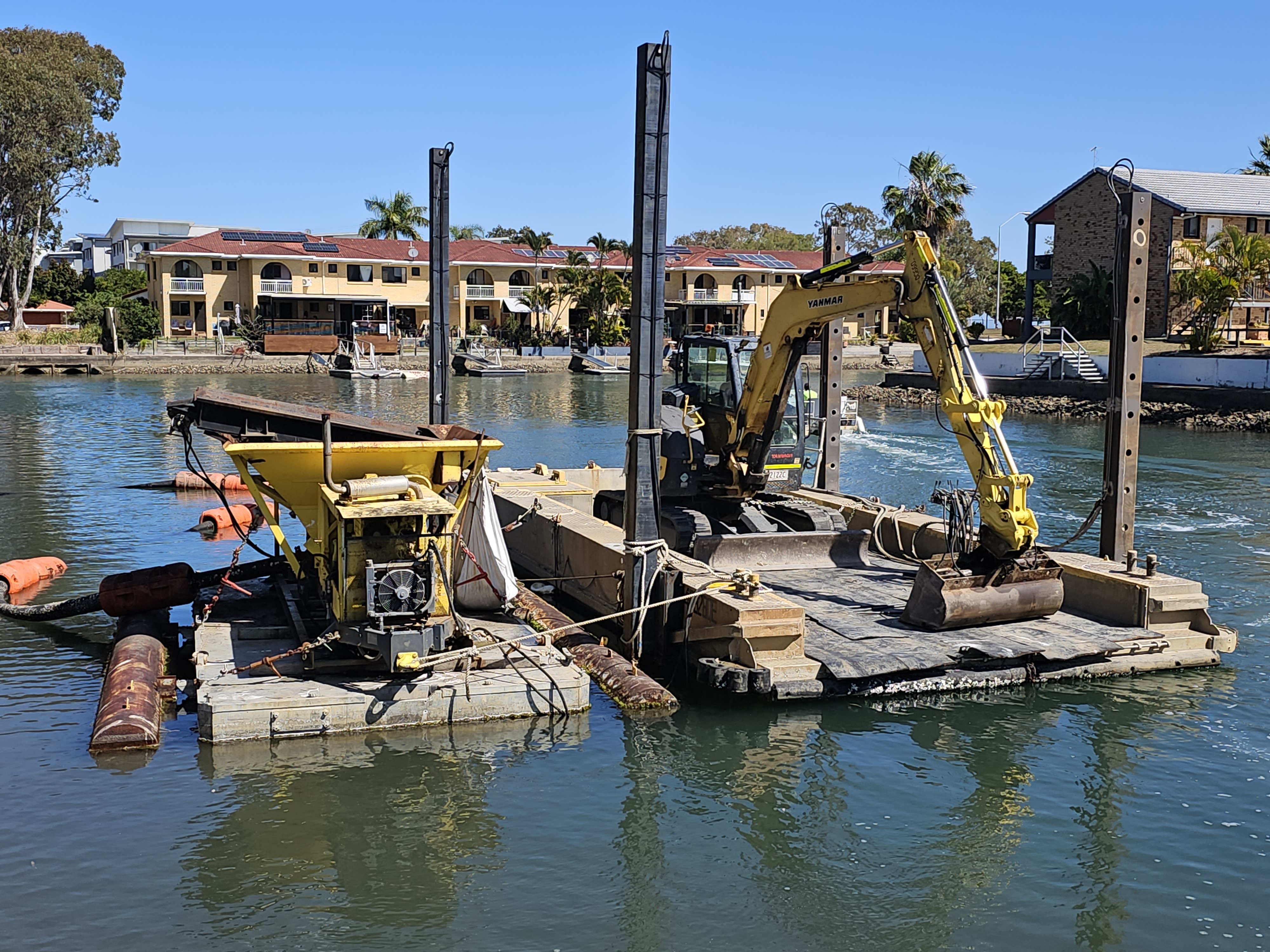 Canal and Waterway Dredging Plant