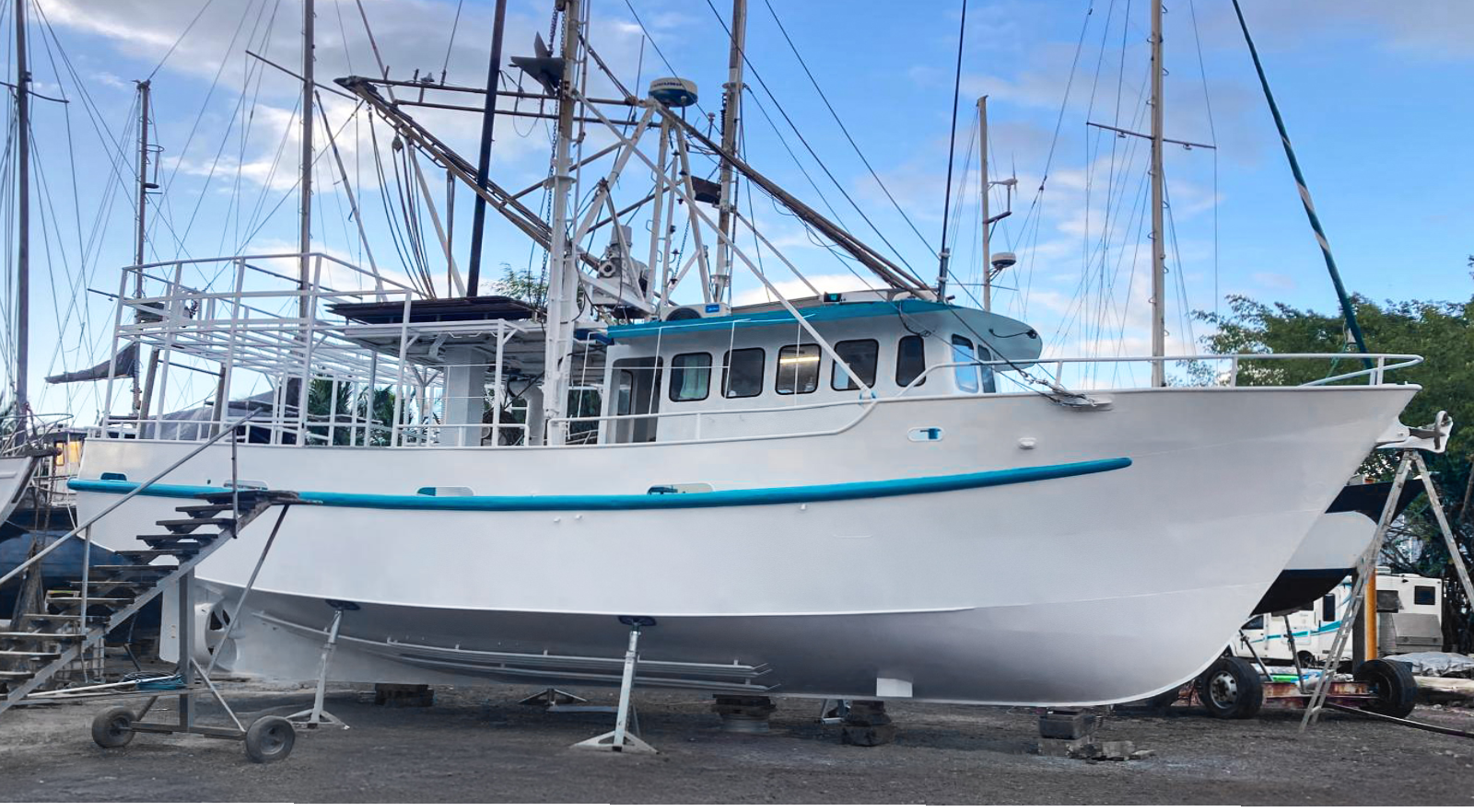 Refurbished Ex Steel Prawn Boat