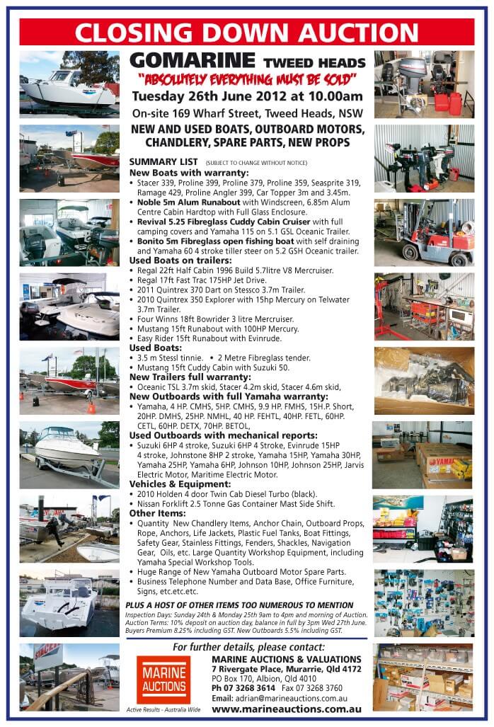 Closing Down Auction - Chandlery Items