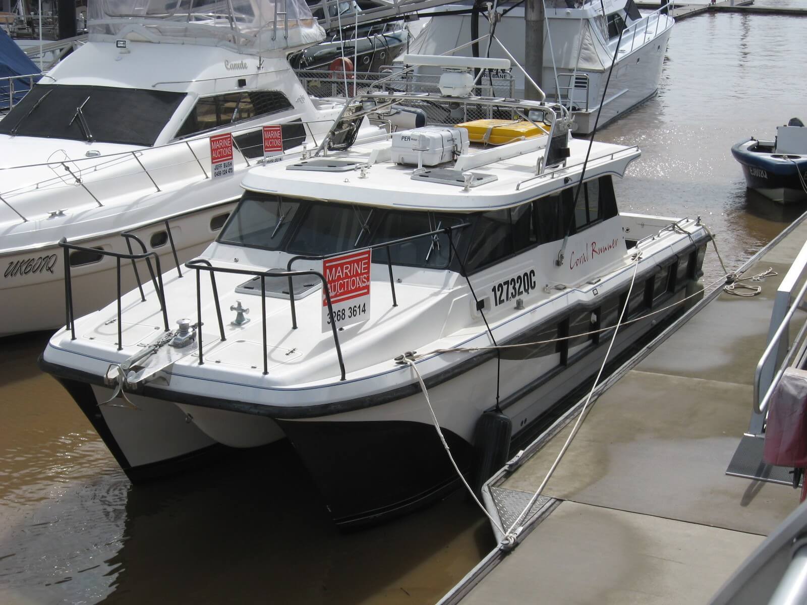 1997 10M Cougar Catamaran in Survey
