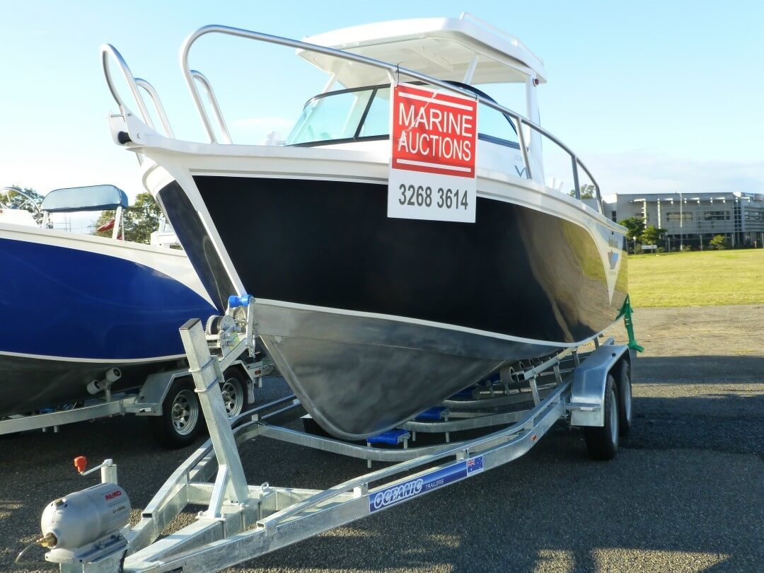 Online Auction - ($1.00 Reserve) 2013 Noble 6.25M Centre Cabin Hardtop on Brand New 2013 Oceanic Trailer