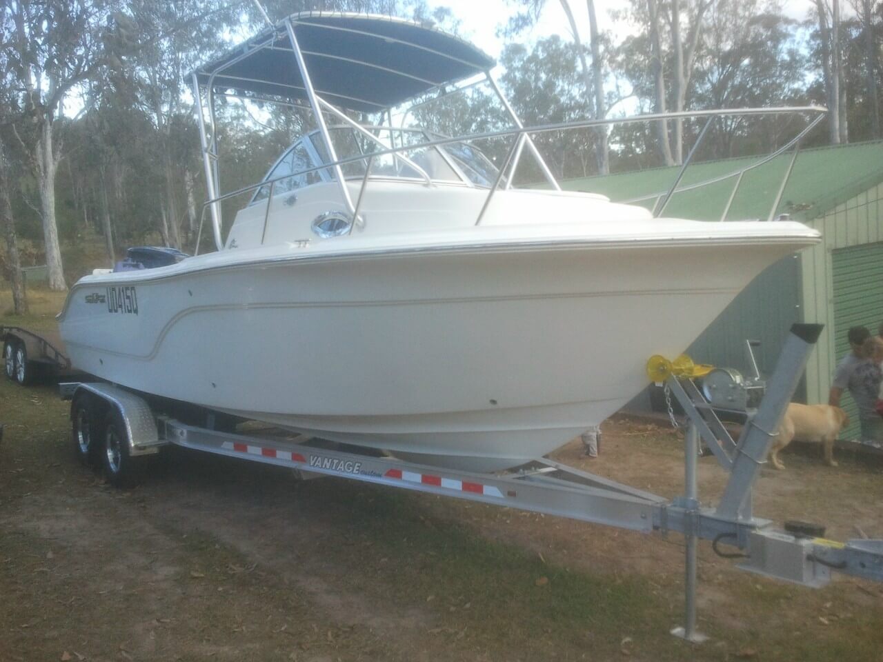 2009 Sea Fox 236WA Pro Series on Trailer