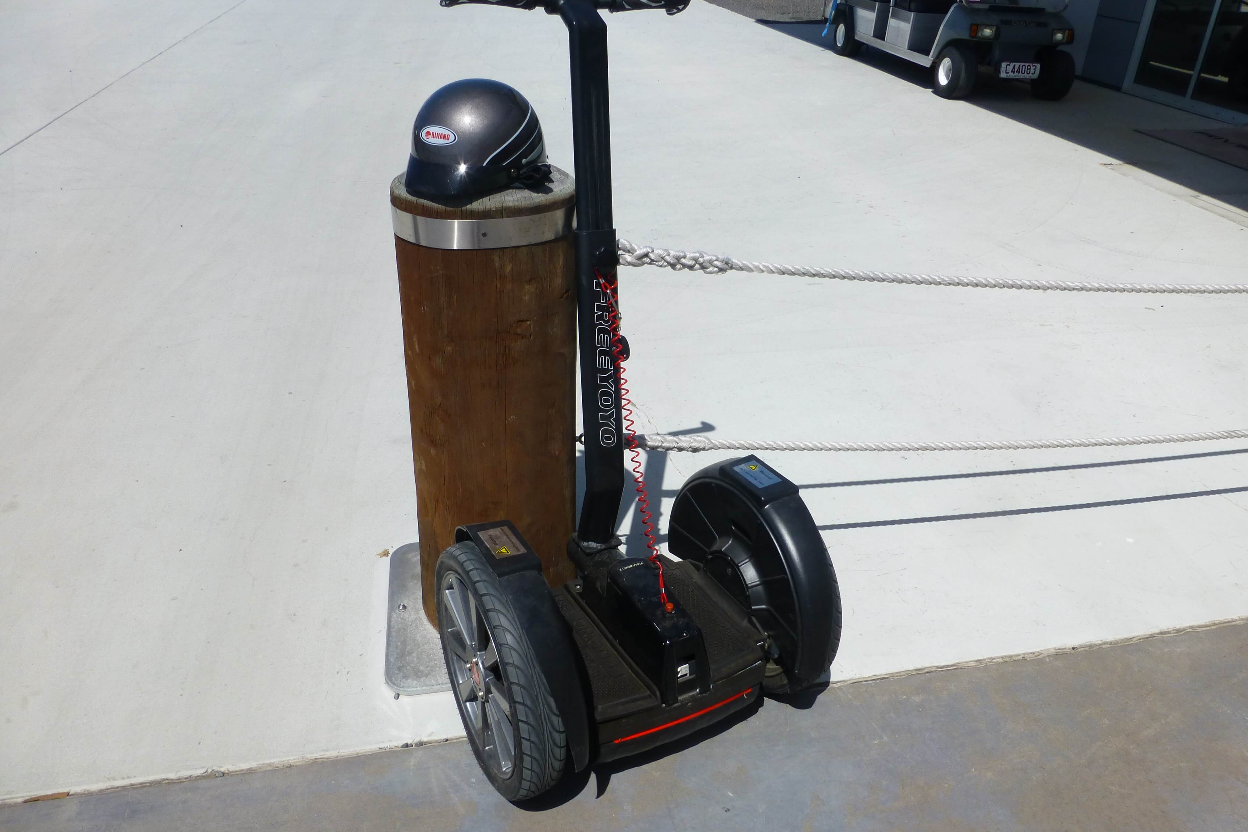 Like a Segway Personal Transporter
