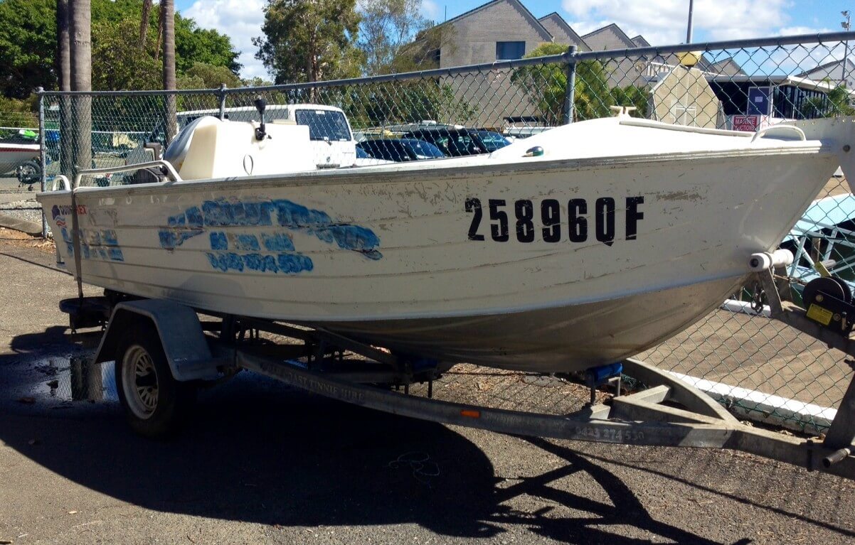 2003 Quintrex 440 Side Console